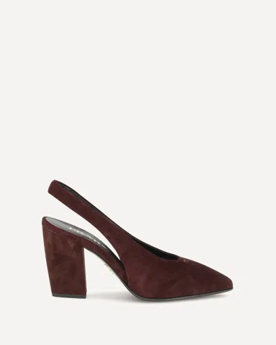 Prada Slingback Pumps In Brown
