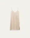Prada Slip Crepe Satin Dress In F0f24 Deserto
