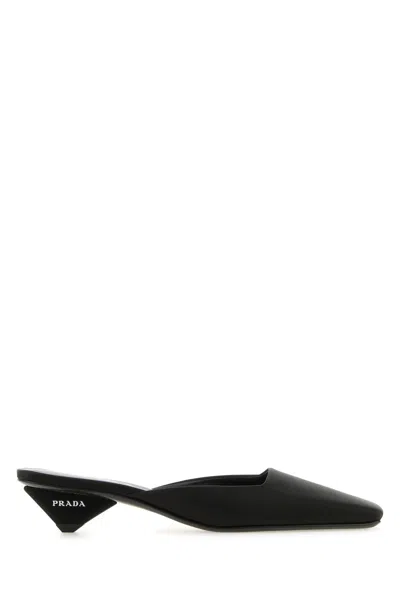 Prada Slippers-37.5 Nd  Female In Black