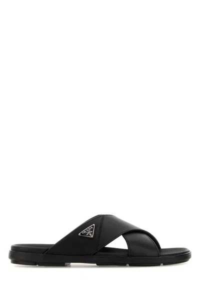 Prada Slippers In Black