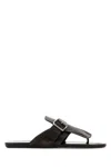 Prada Slippers Infradito Shuffle In Pelle Testa Di Moro Donna