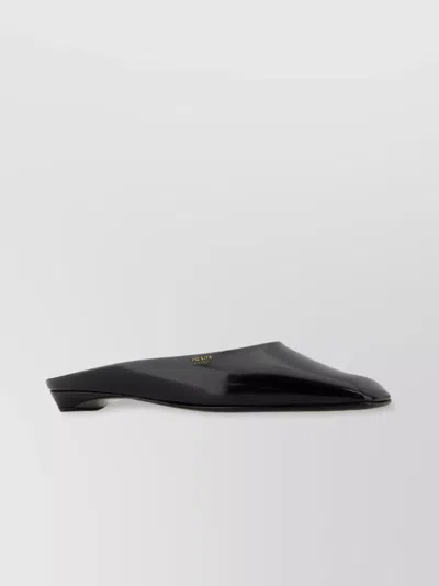 PRADA SLIPPERS LEATHER POINTED TOE