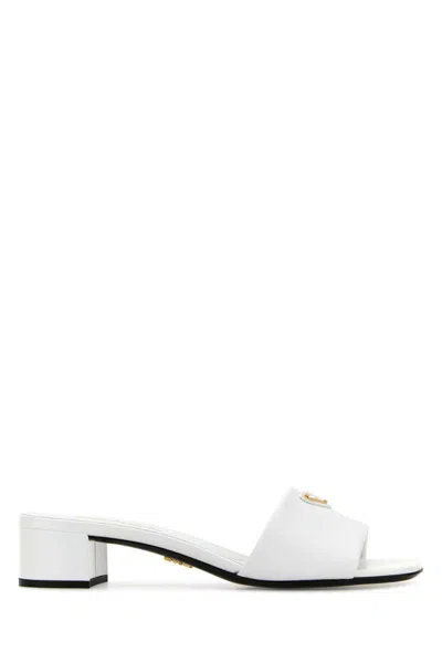 Prada Slippers In White