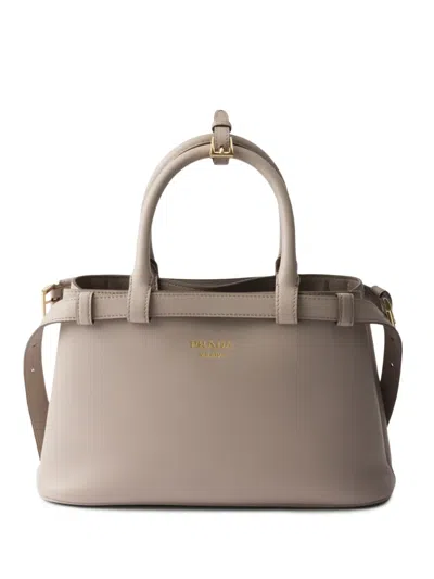 PRADA SMALL BELTED LEATHER HANDBAG