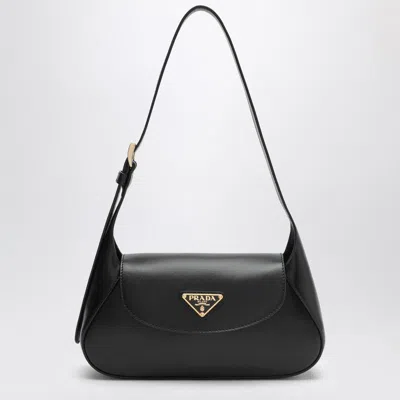 Prada Small Black Leather Shoulder Bag Women