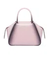 Prada Small Brushed Tote Bag In Pink