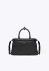 Prada Small Logo Leather Top Handle Bag