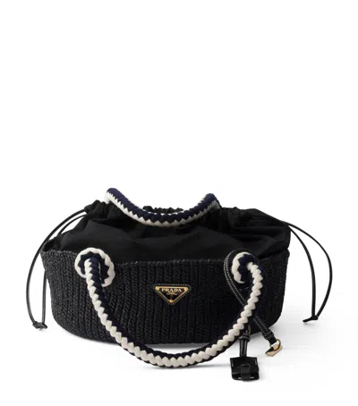 Prada Small Crochet Top-handle Bag
