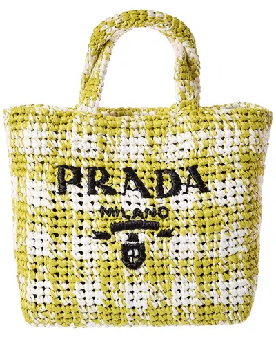 PRADA PRADA SMALL CROCHET TOTE