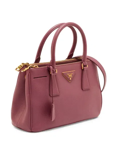 Pre-owned Prada Small Galleria Handbag In Pink