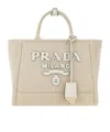 PRADA LARGE CANVAS TOTE BAG
