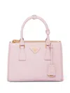 Prada Small Galleria Leather Tote Bag In Pink