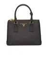 Prada Galleria Tote Bag In Black