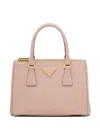 Prada Small Galleria Saffiano Leather Bag In Pink