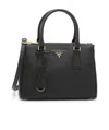 Prada Womens Black Galleria Small Saffiano-leather Tote Bag In Black