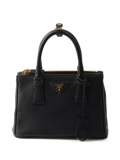Prada Small Galleria Tote Bag In Black