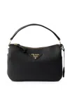 Prada Small Leather Bag In Black