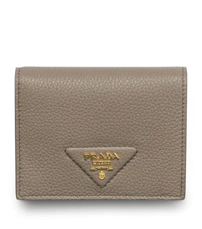 Prada Small Leather Bifold Wallet