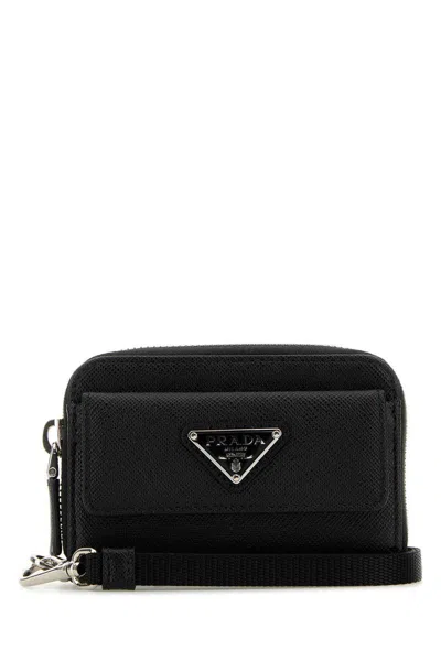 Prada Black Leather Wallet