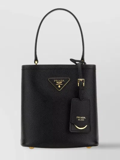 Prada Small Leather Handbag Panier