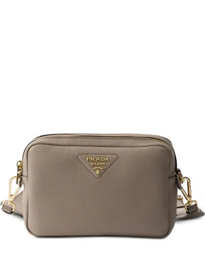PRADA SMALL LEATHER SHOULDER BAG