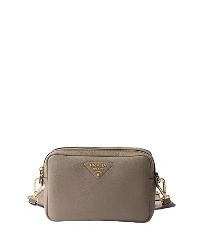PRADA SMALL LEATHER SHOULDER BAG