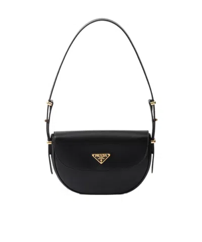 PRADA PRADA TRIANGLE-LOGO SMALL SHOULDER BAG