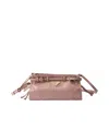 Prada Small Leather Shoulder Bag In Lily Of The Valley