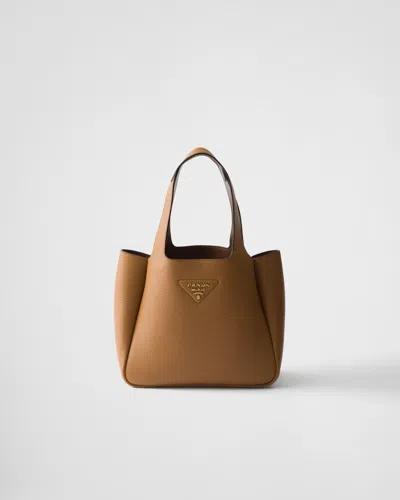 PRADA SMALL LEATHER TOTE BAG