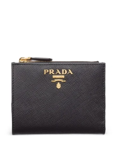 Prada Kleines Portemonnaie In Black
