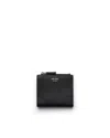 Prada Small Leather Wallet In Black