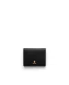 Prada Small Leather Wallet In Black