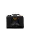 Prada Small Leather Wallet In Black