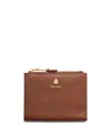 Prada Small Leather Wallet In Red