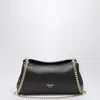 Prada Womens Black Tumulte Branded Leather Shoulder Bag In Black