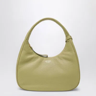 Prada Small Pistachio Leather Handbag Women In Pink