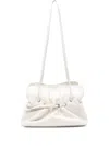 Prada Small  Dada Nappa Leather Bag In White