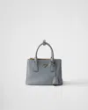 Prada Small Logo Shoulder Bag In Opaline