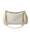 Prada Small Tumulte Bag In Nappa In White