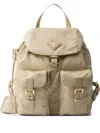 Prada Small Re-edition 1978 Backpack In Neutrals