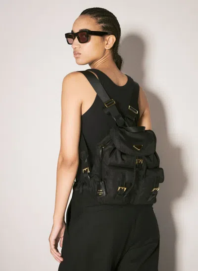 Prada Small Re-edition 1978 Re-nylon Backpack In Black