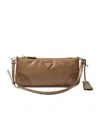 Prada Small Re-edition 2002 Leather Shoulder Bag In Brown