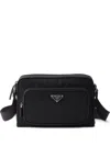 Prada Small Re-nylon And Saffiano Leather Shoulder Bag