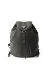 Prada Small Re-nylon Backpack In Gray