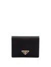 Prada Small `re-nylon` Wallet In Black  