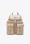 Prada Small Re-edition 1978 Backpack In Sand