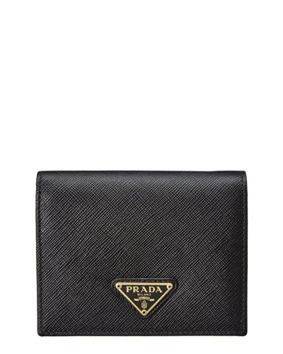 Prada Small Saffiano Leather Bifold Wallet