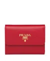 Prada Trifold Leather Wallet