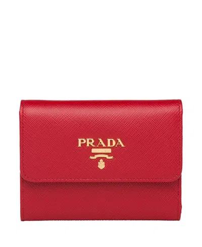 PRADA SMALL SAFFIANO LEATHER WALLET