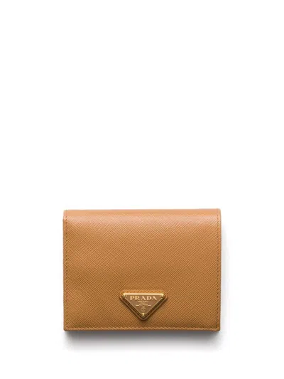 PRADA PRADA SMALL SAFFIANO LEATHER WALLET